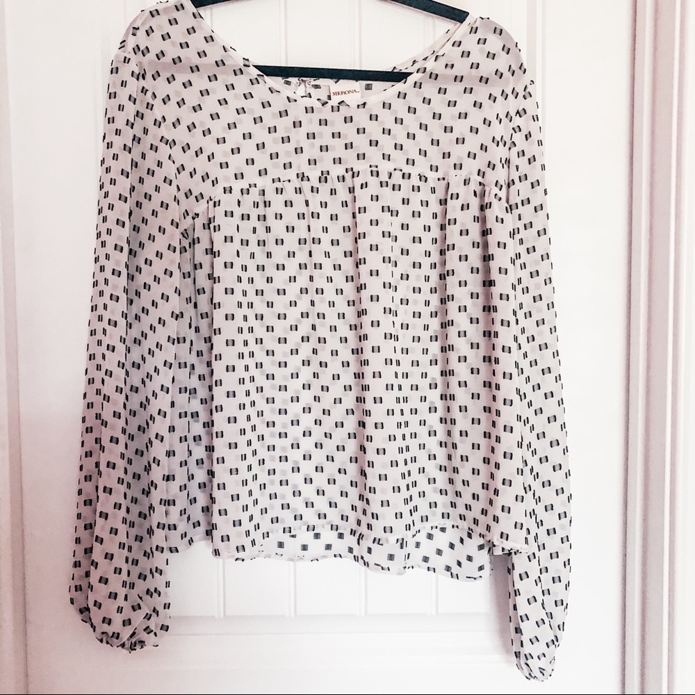 Sheer blouse